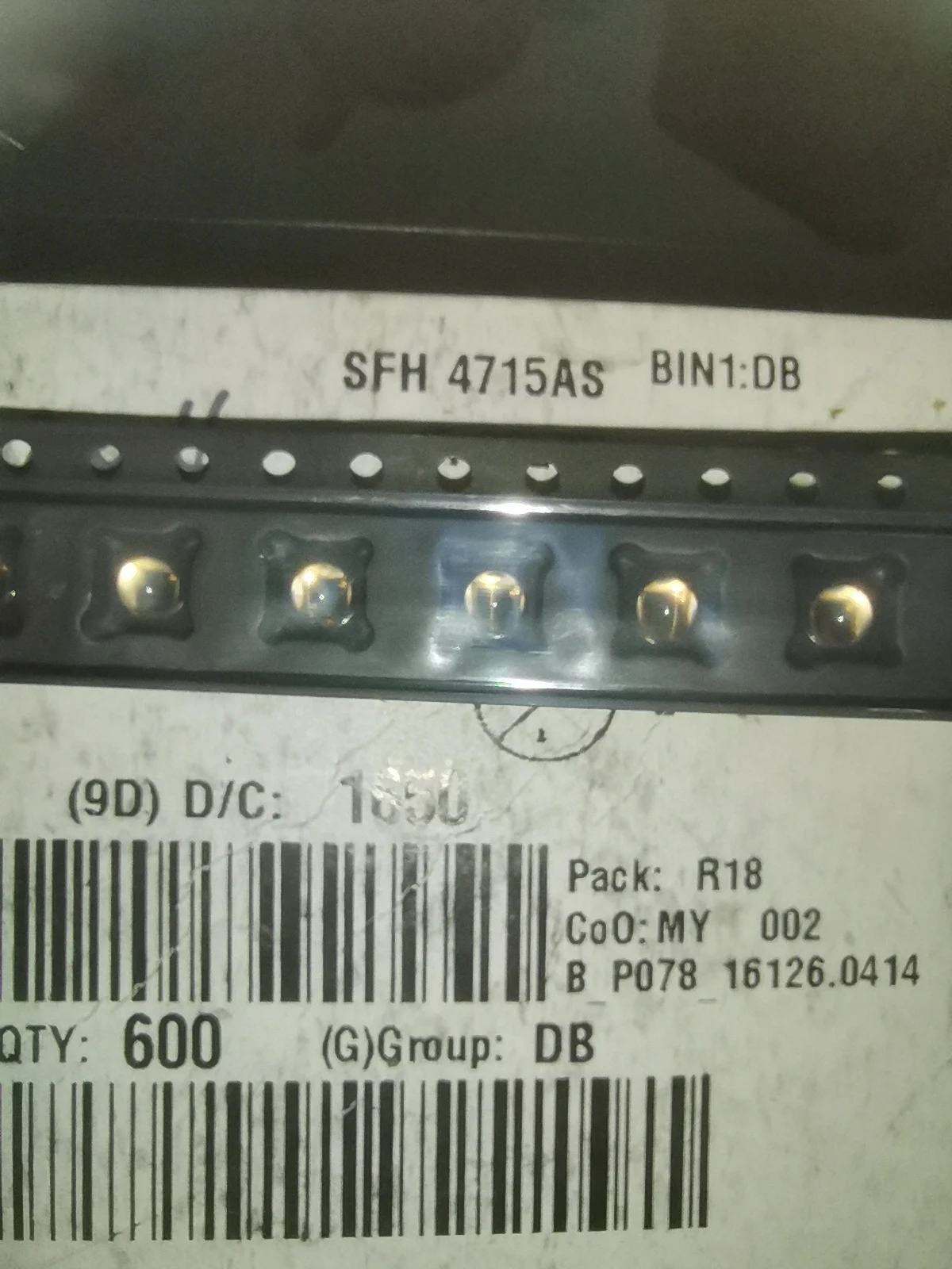 

5Pcs/ Osram SFH4715AS Night Vision Surveillance Fill Light Camera 850NM 5w Infrared Emitting LED