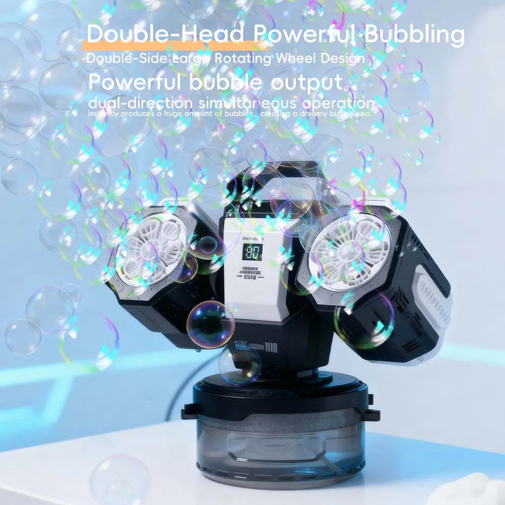 Rotating RGB Bubble Machine 3