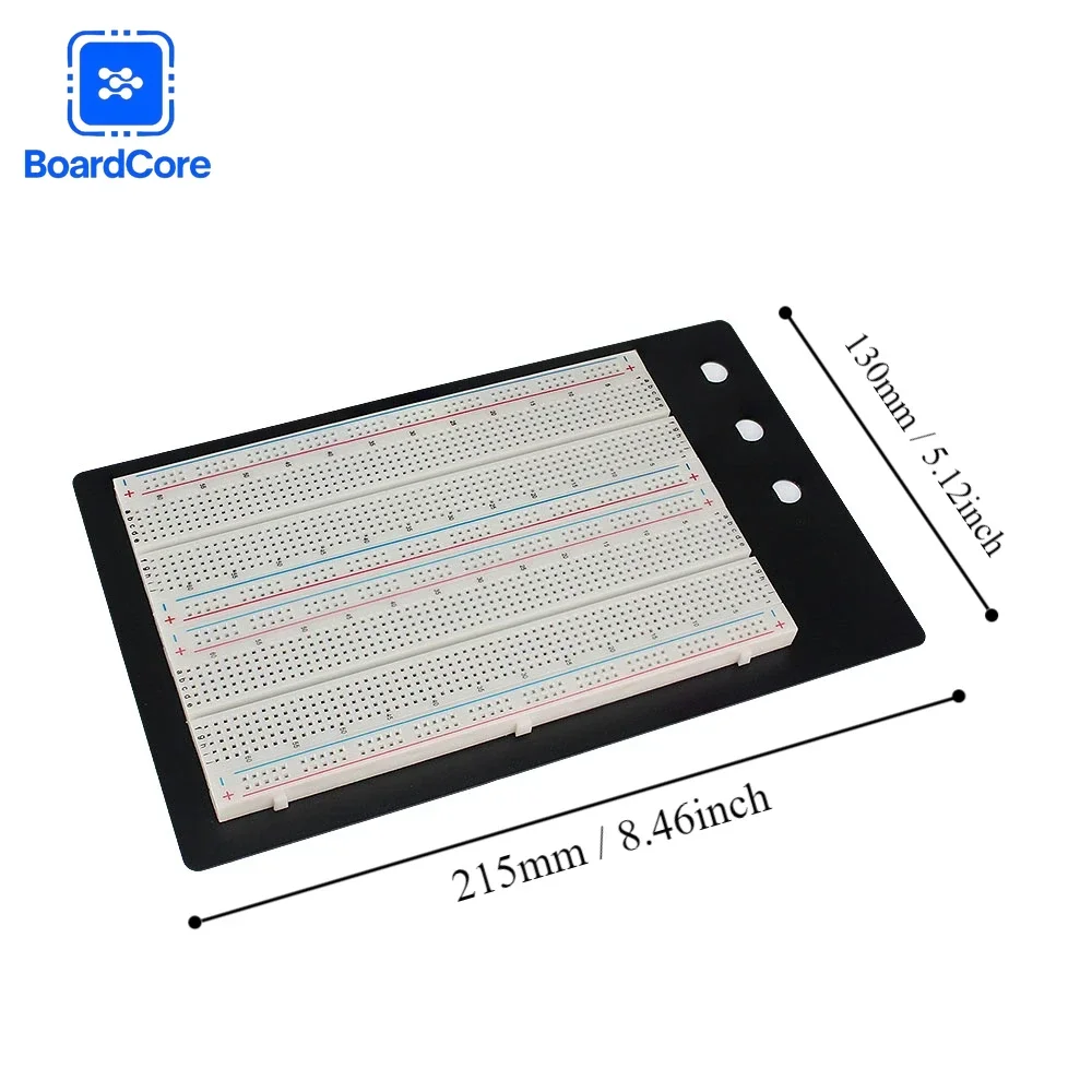 ZY-204 Breadboard + 20cm 40Pin Dupont Line Kit 1660 Tie Point Solderless PCB Test Bread board Diy Electronic Kit