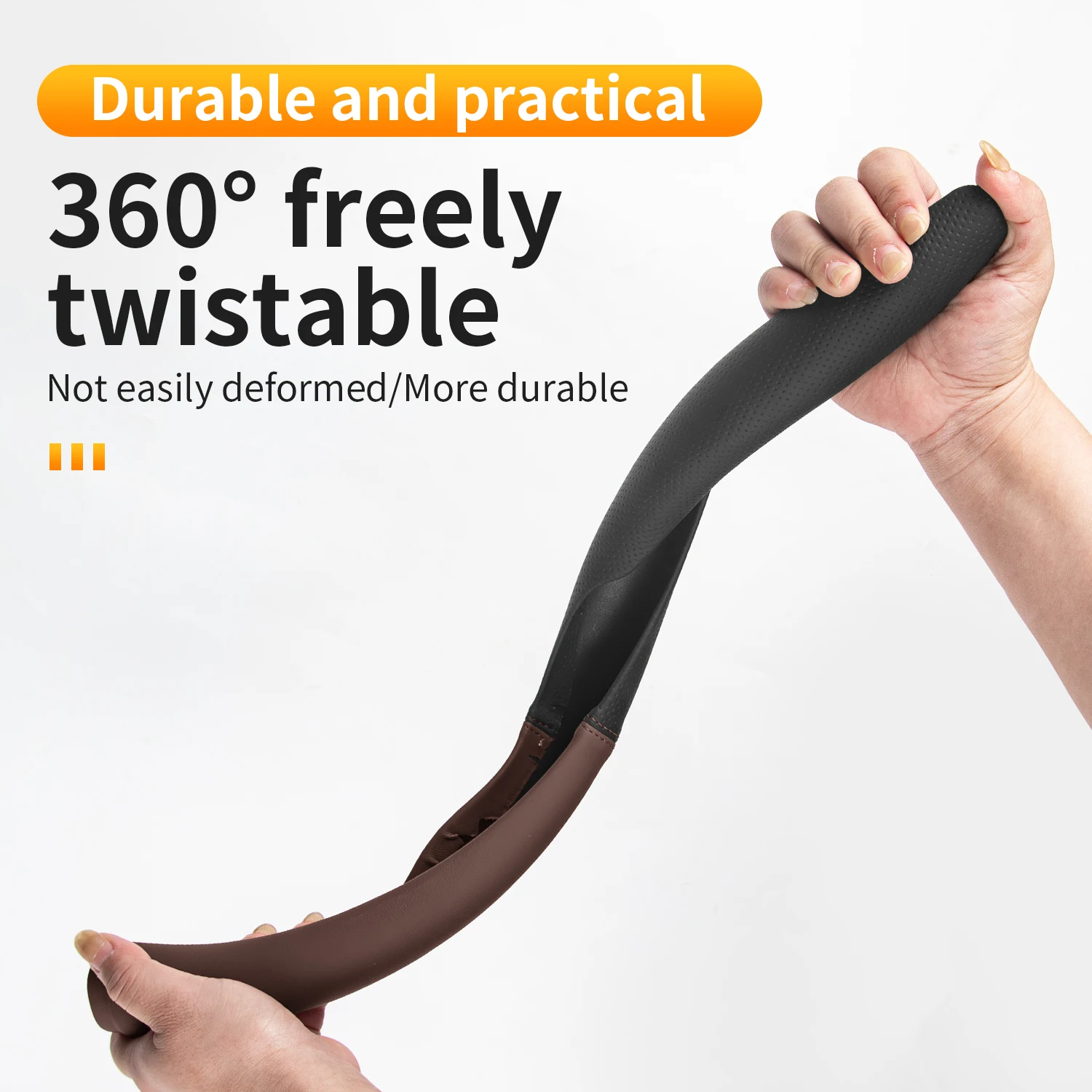 

Сегментированный противоскользящий защитный чехол на руль автомобиля для Nissan Sylphy Almera Pulsar Sentra Sunny Altima Teana Maxima