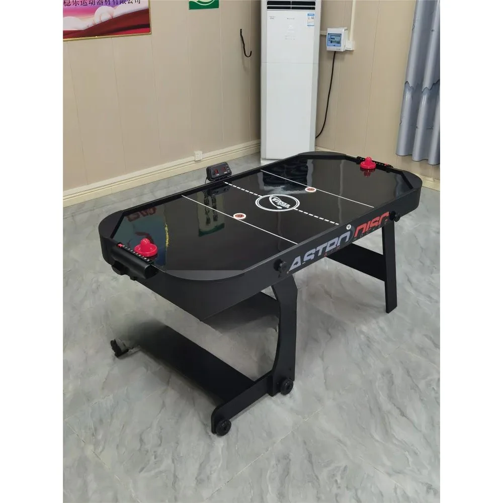 

Table Ice Hockey Machine Tabletop Air Suspension Air Hockey Table Standing Folding Adult Standard Boom Party HOCKEY