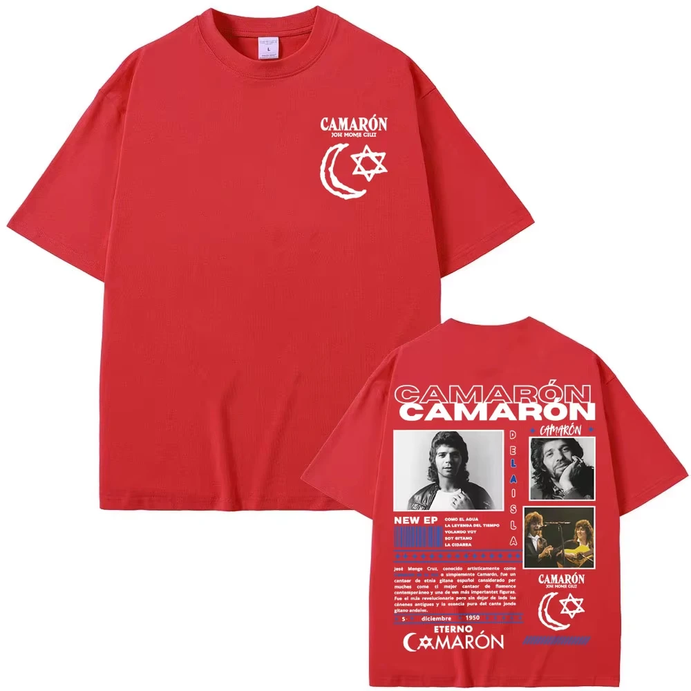 Rock Band Camaron Delaisla Tour 2025 Graphic T Shirt Men Women Casual Cotton High Quality T-shirts Retro Style Oversized T-shirt
