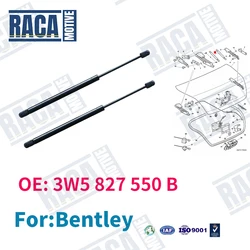 For Bentley Continent Flying Spur 2PCS Trunk cover Support Tail cover shock absorber struts 3W5827550B 3W5 827 550 B