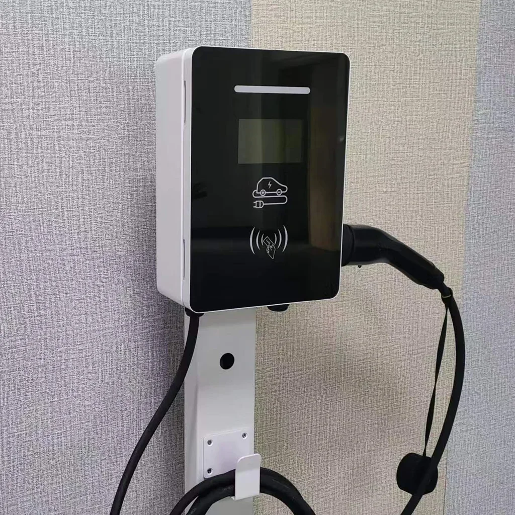 7KW 32A Waterproof 11KW 3 Phase Wall Mounted Ev Car Charger Type 2 Electric Vehicle Charging Station 16A Home Ev Charging Pile