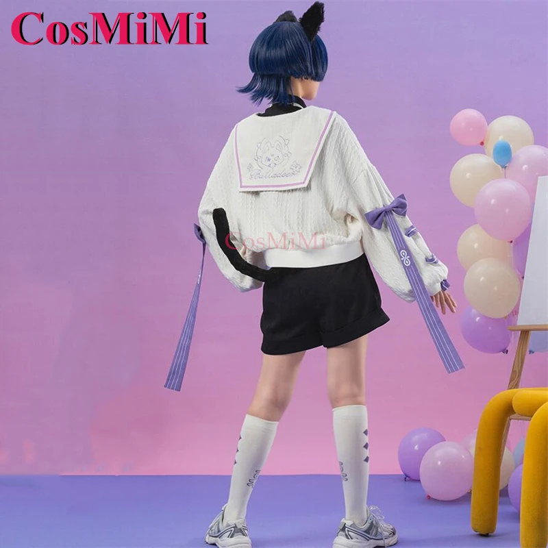 CosMiMi Game Genshin Impact Wanderer/Scaramouche Cosplay Costume Catch You Sweet Nifty Lovely Daily Outfit Trendy Clothing S-XL