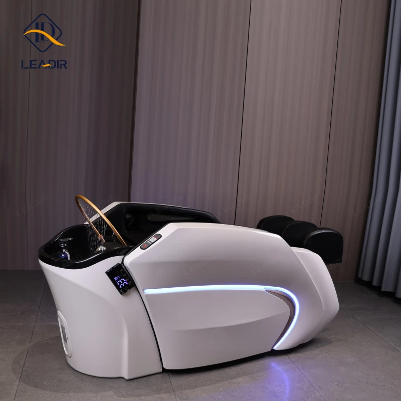 

Electric Luxury Beauty Salon Furniture Head Spa Shampoo Chair Bed Hair Washing Chair Massage Head Spa Shampoo Chair Bed