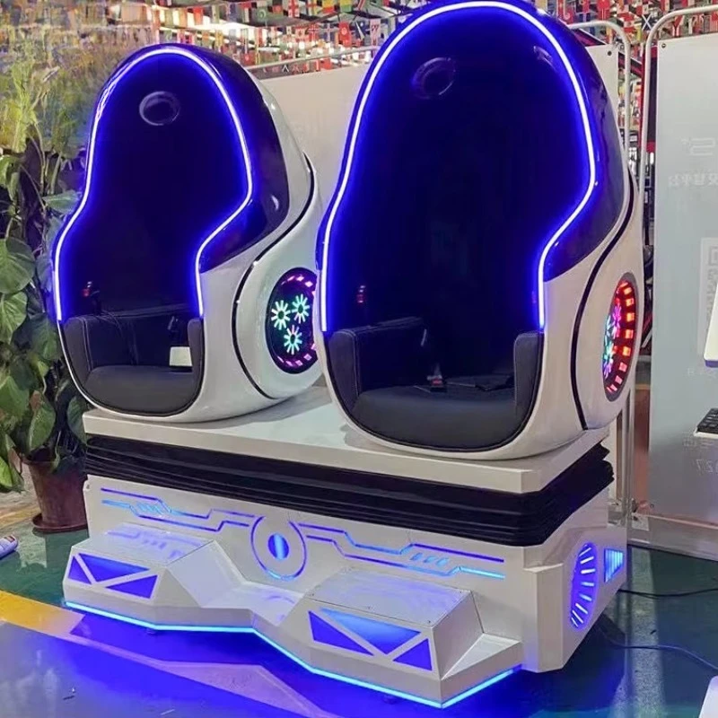 2026 Hot Sale FL  9DVR Motion Cinema Equipment Dual Egg Chair VR Power for Home Science Experiments Daycare & School Customized