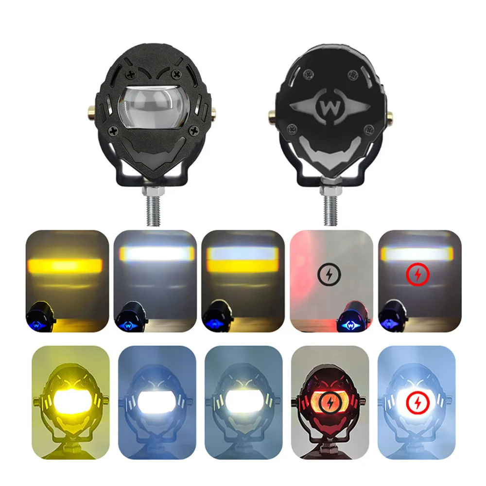 12V-80V LED Work Light Offraod 4x4 Driving Light Sqaure Pods Lens High Low Beam Fog Light For Jeep Lada Niva SUV ATV UTV 12V 24V