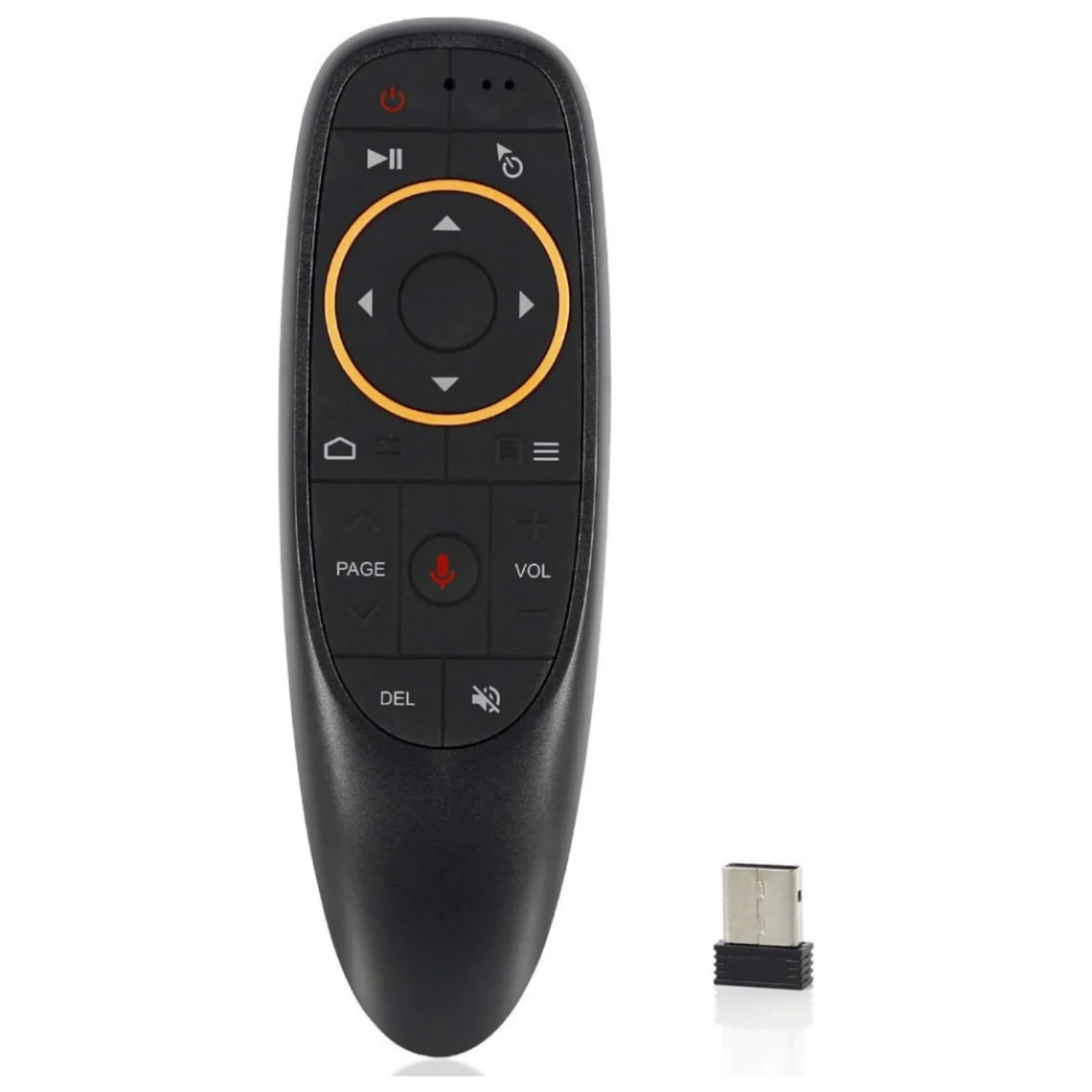 جهاز تحكم عن بعد ذكي لاسلكي 2.4 جيجا هرتز G10 Pro G10S التحكم الصوتي في الماوس الهوائي مع لعبة استشعار الدوران لـ X96 H96 MAX A95X