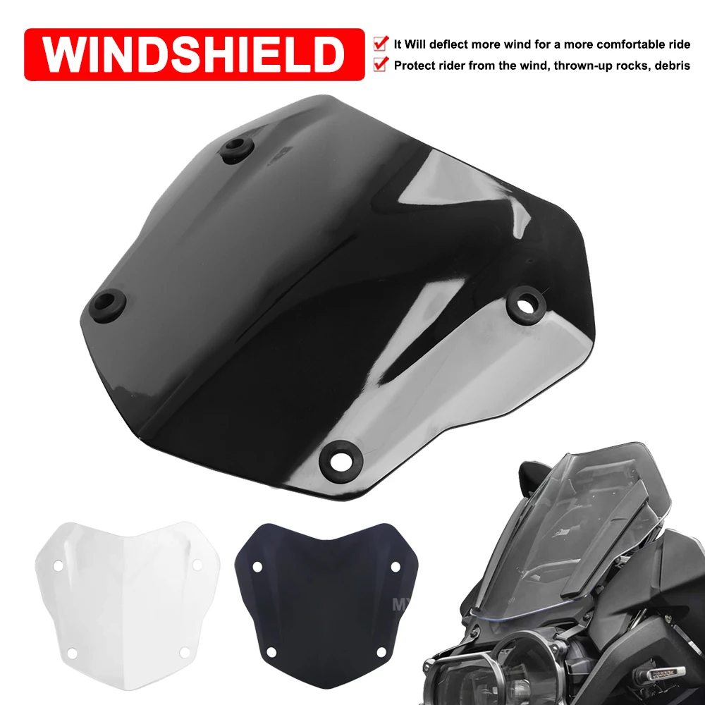 Motorcycle Sport Screen Windshield Windscreen For BMW R1250GS R1200GS Adventure R 1250 GS ADV 2013-2025 Wind Deflector Protector