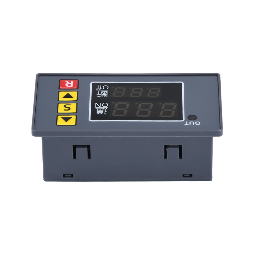 AC 110V 220V DC12V 24V Digital Time Delay Relay LED Display Cycle Timer Control Switch Delay Relay Module Switch