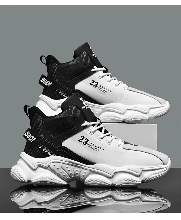 

Осенне-зимние мужские баскетбольные кроссовки 2025 г. Модные и универсальные спортивные повседневные кроссовки, мужские хлопковые кроссовки