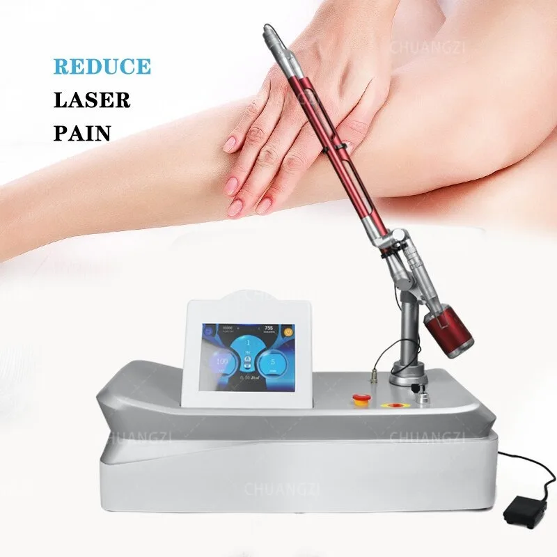 Non Invasive Pigment Removal Hair Removal Laser Tattoo Removal Acne Wrinkle Removal Pore Remover Pico Laser Machine