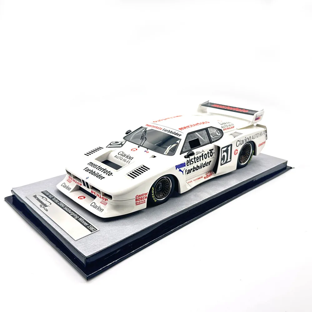 M1 Turbo DRM Salzburgring Winner 1981 #51 1/18 Scale Resin Model Car Birthday Collection Gift Toy Scene Matching