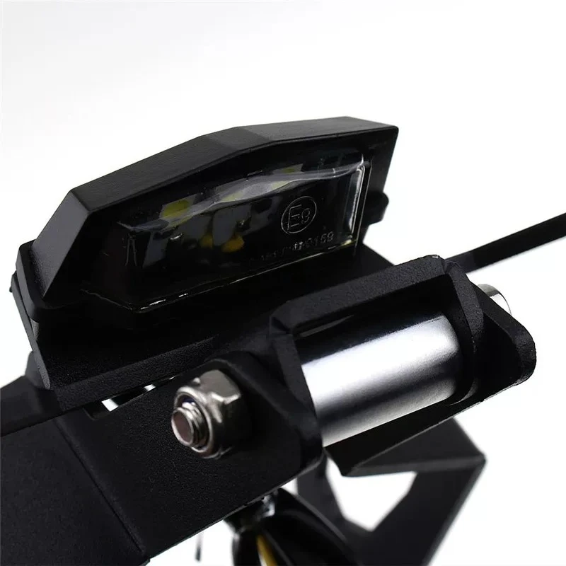 Fender Eliminator Rear License Plate Holder Bracket With LED Light For Suzuki GSX‑R125 GSX‑R150 GSX‑S125 GSX‑S150 2017‑2020