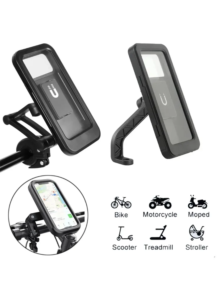AliExpress NONE Waterproof Bicycle Mobile Phone Holder Motorcycle Stands 360°Swivel Adjustable Universal  Bike Holder for 4.7-6.8" Mobile Phone