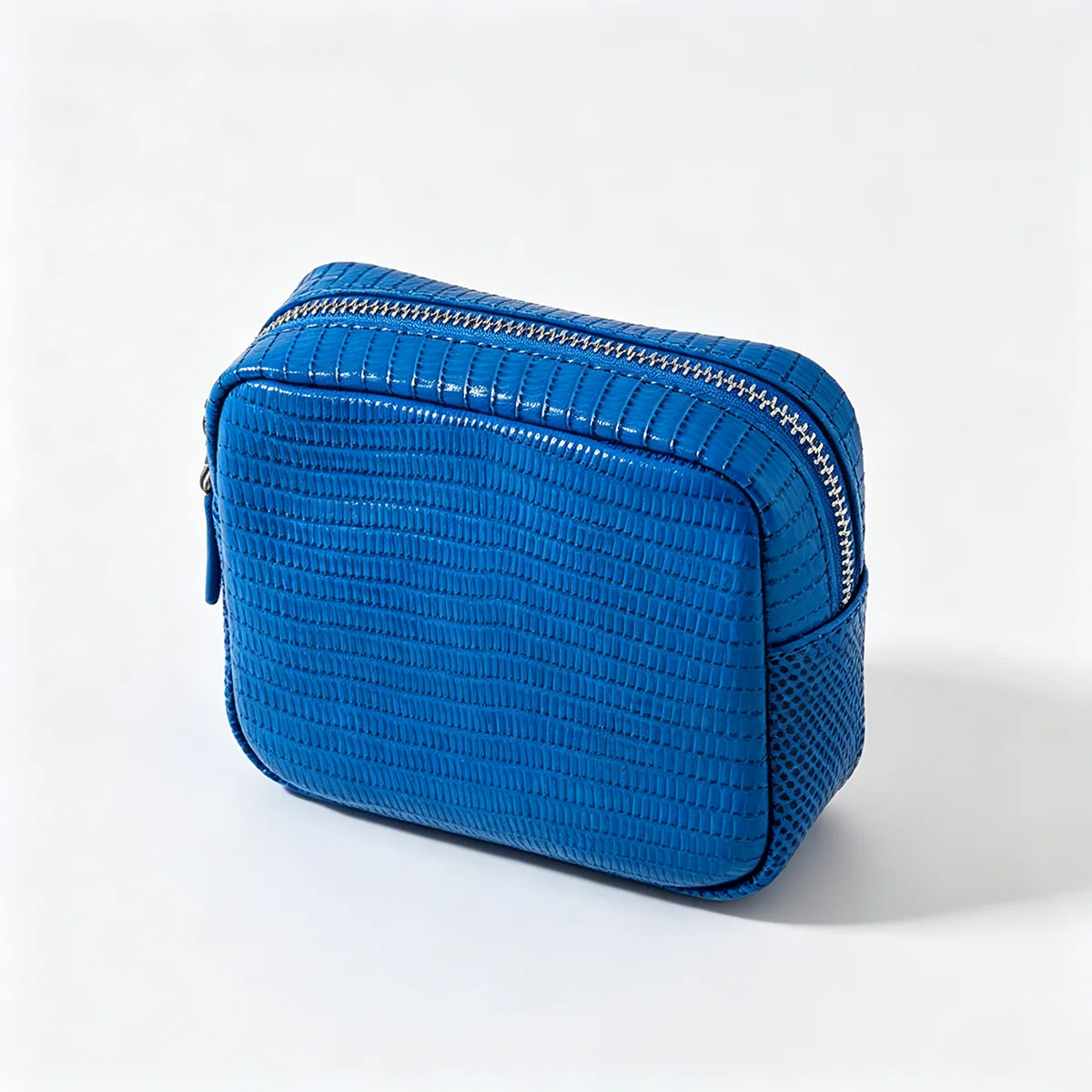 Echtes Leder mit Krokodilprägung Damen-Münzbörse Lippenstifthalter Kopfhörer-Schlüssel-Organizer Clutch Ausweiskartenetui Kosmetiktasche – Detail 19