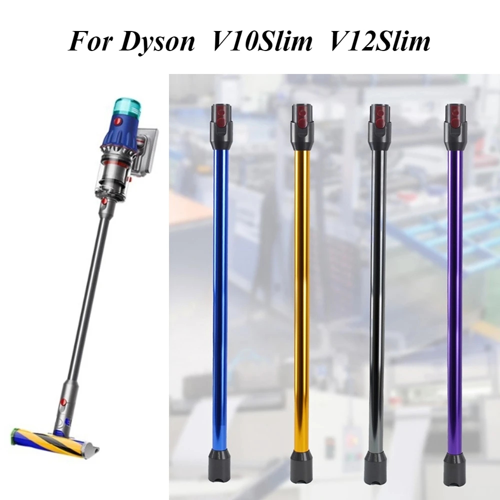 

Metal Extension Tube for Dyson V10 V12 Slim Vacuum - Conductive Aluminum Wand Compatible with V10 Absolute/V12 Detect Slim