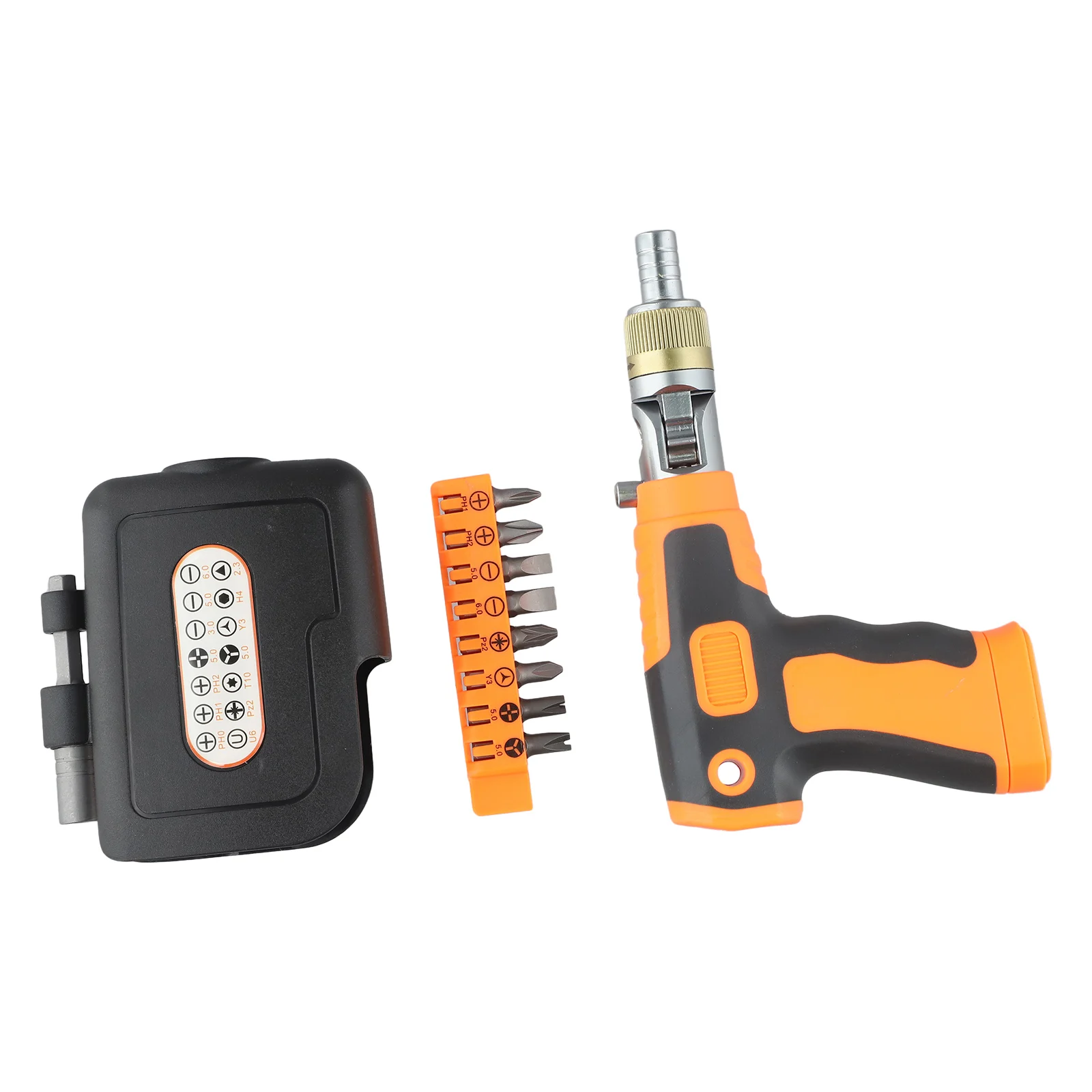 

Bit Holder Ratchet Screwdriver 1/4 16 In1 Metal Screwdriver Set Upgraded Ratchet With Screwdriver Bit Hand Tools