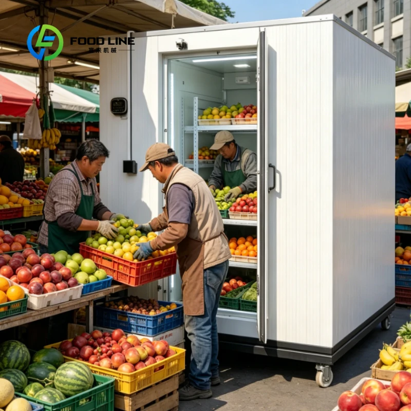 Customized Plug and Play Mobile Cold Room for Meat Poultry Storage China Cool Room Container Storage Chambre Froide Cuart
