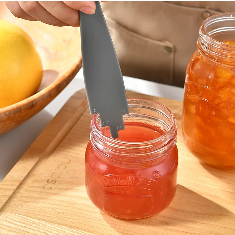 ملقط رفع قمع من السيليكون ، شريط قياس ، صلب مقاوم للصدأ ، قادوس تعليب ، فلتر بمقبض ، رافع برطمان زجاجي #3