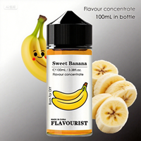 Flavourist Banana Water Solubility Flavor Concentrate 10ml 30ml 50ml 100ml In Bottle For Diy Add Aroma Flavor