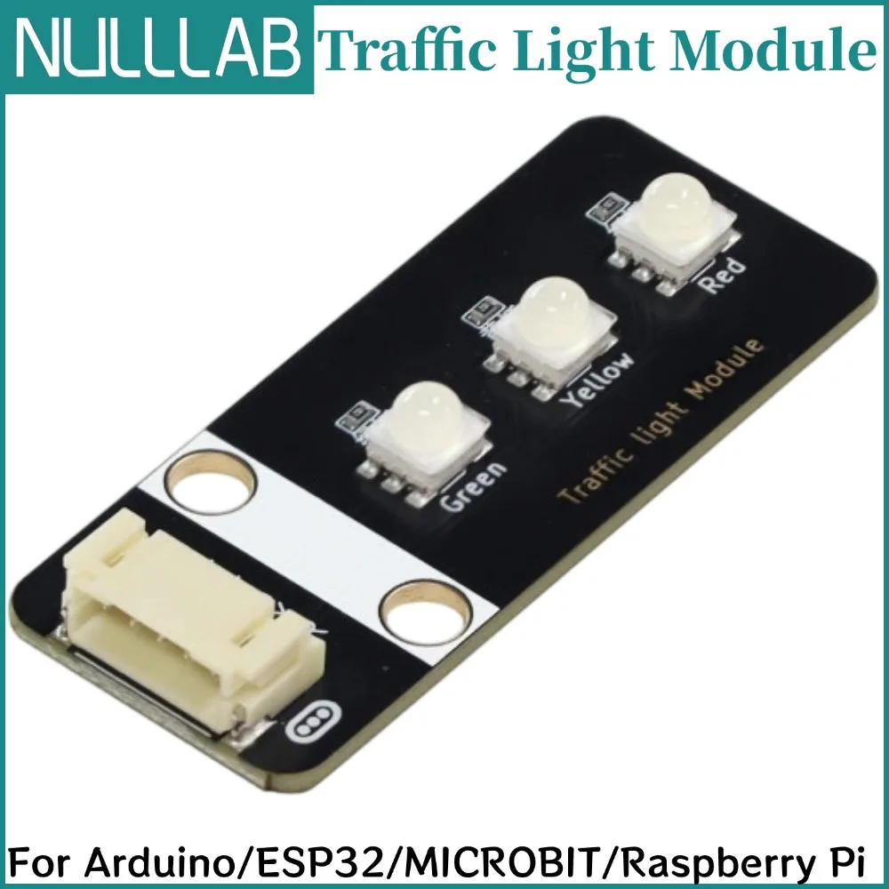 Traffic Light Module LED Red Green Yellow 3.3V 5V Low Level Trigger Control For Arduino ESP32 Raspberry Pi Microbit DIY