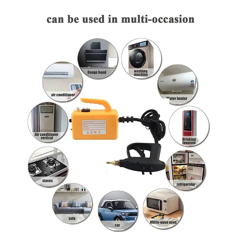 2600W Household Electric Steam Cleaner 220V EU/UK plug 2600W Portable Handheld Steamer Car Kitchen Brush Cleaning Machine