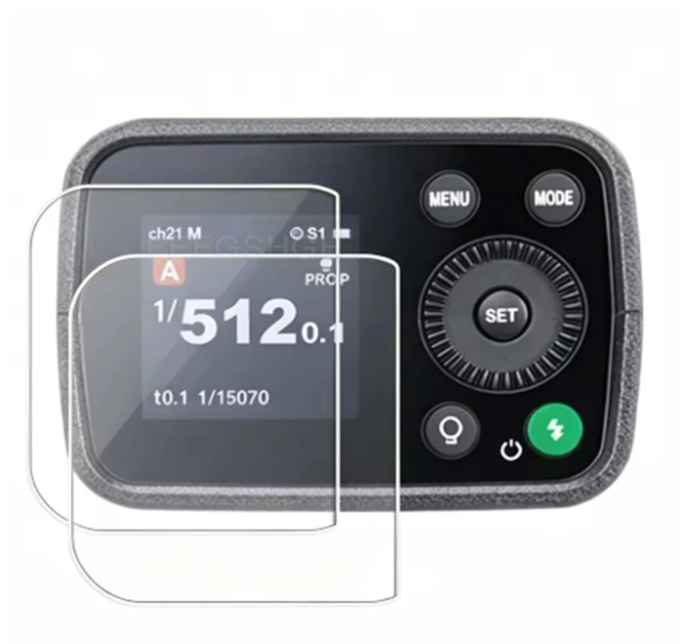 2PCS 9H HD Tempered Glass For Godox AD200 Pro II Flash Strobe AD200ProII Camera Flash Touchscreen Screen Protective Film
