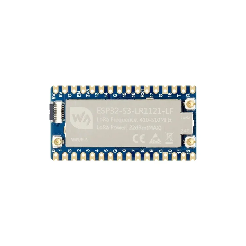 ESP32-S3 LoRa Development Board, Integrates LR1121 Third-Generation RF Chip, Supports Sub-GHz/2.4GHz LoRa Wireless