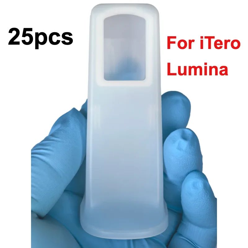 25pcs/box Disposable Dental Intraoral Scanner Protective Cover For iTero Lumina Protective Sleeve Dentistry PE Protective Covers