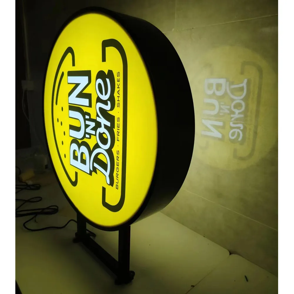 LED Light Box for Business Store Logo Sign Customized Metal LED Letter Sign Illuminated Logo for Shop Storefront Home Wall Decor