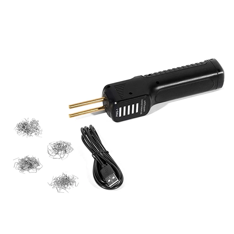 Handheld Plastic Welding Gun With 200Pcs Welding Pins Car Bumper Soldering Gun For Bumper/Kayak/Plastic Product Repairs