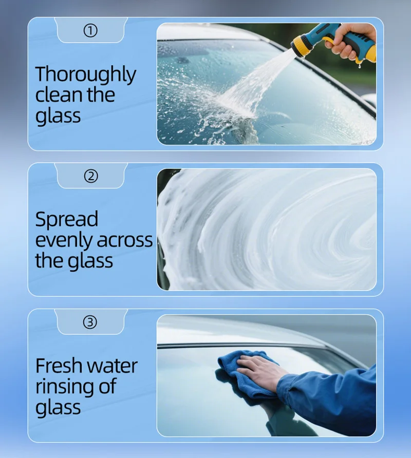 OGAS الزجاج النفط فيلم تنظيف فرشاة الزجاج الأمامي النفط فيلم طلاء تنظيف لصق السيارات رغوة الأنظف دون الإضرار الزجاج جديد