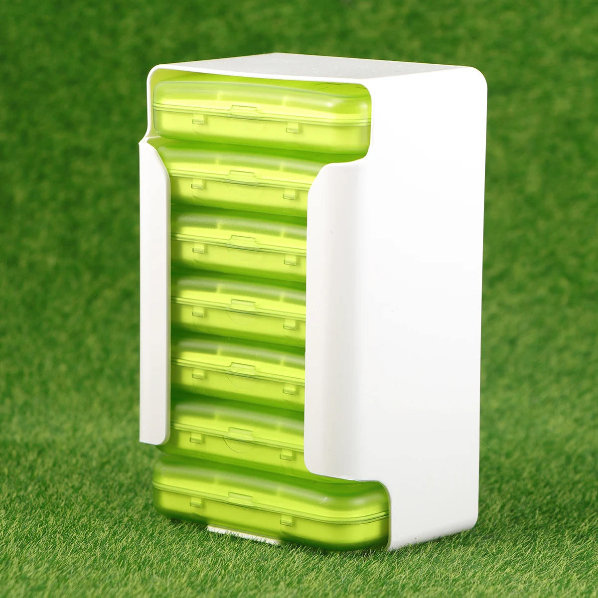 Portable Pill Box 7 Layers 42 Compartments Dustproof Durable ABS PP Travel Daily Organizer Airtight Storage Pill Case Medication