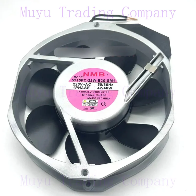 FOR NMB 5915PC-22W-B30-SM1 AC 220V 42/40W 172x150x38mm Server Cooling Fan