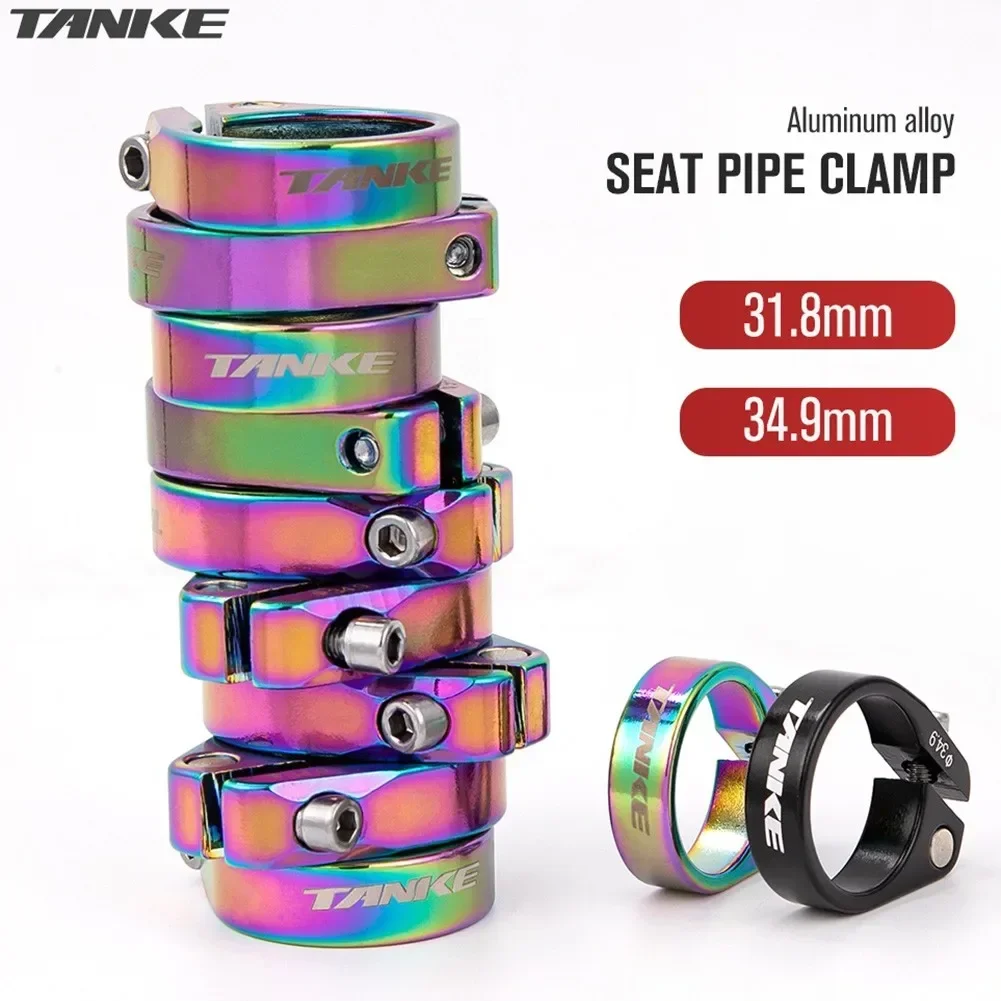 MTB Road Bike Aluminum Alloy Seat Post Clamp 31.8/34.9mmMTB Seatpost Clamp Saddle Seat Tube Clamp Cycling Parts  2024