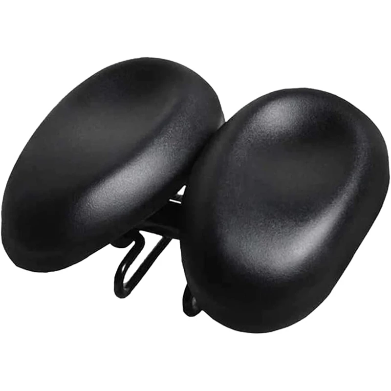 New Noseless Bicycle Seat Comfortable Bicycle Seat For Men Women Ergonomic Soft Double Pad Saddle Cushion