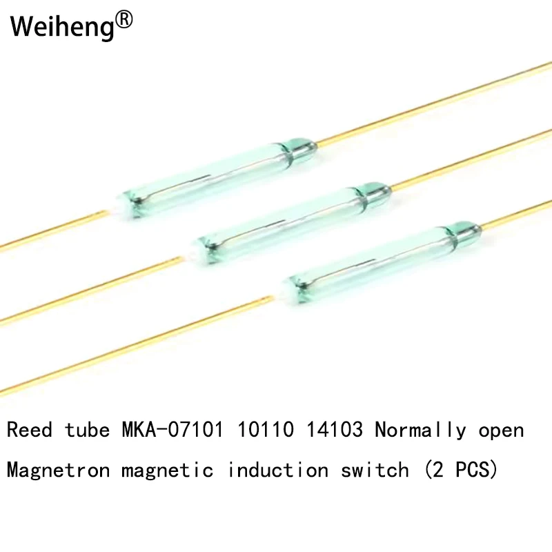 10Pcs Reed Tube MKA-07101 10110 14103 Normally Open Magnetron Magnetic Induction Switch 2 PCS