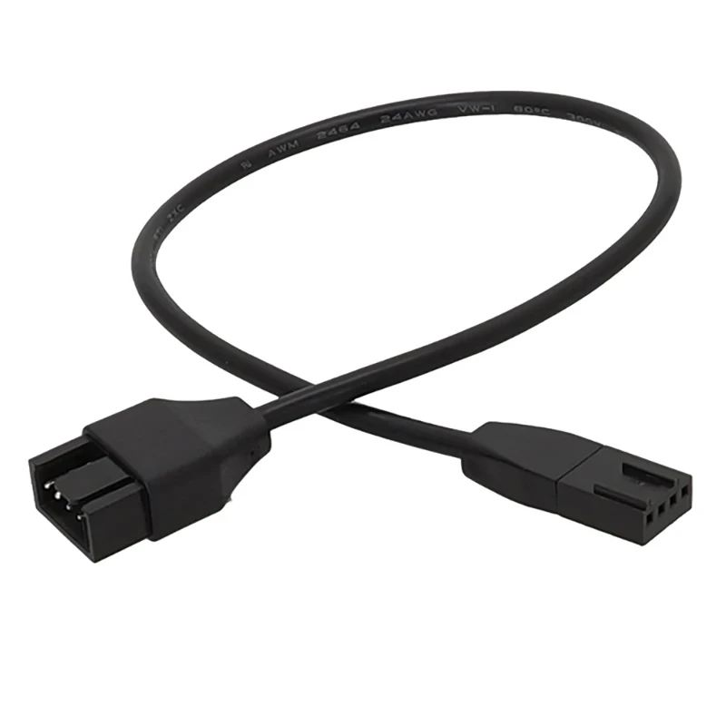 30/50/100cm Motherboard Mini 4Pin PWM Temperature Control Fan Adapter Cable for GPU Graphics Card Power Extension Cable