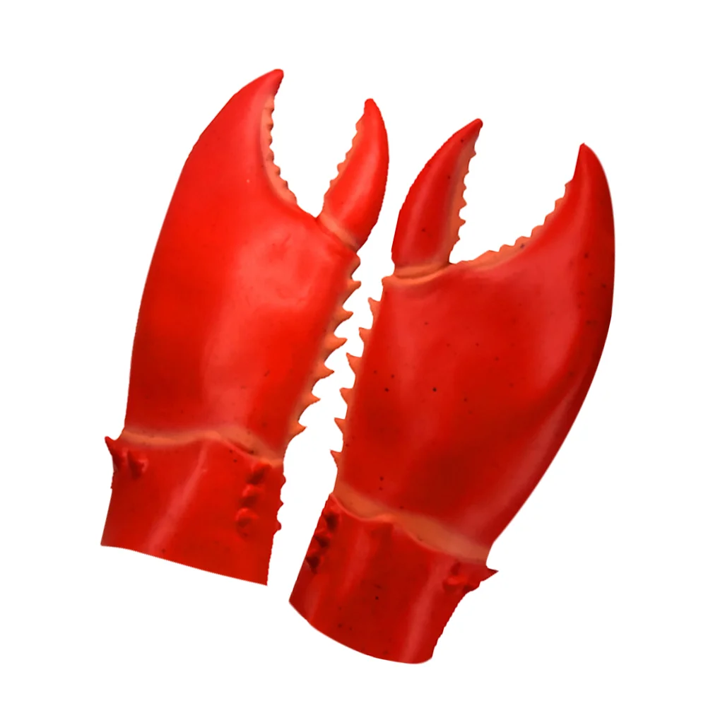 Lobster Balaclava Gloves Crab Claws Giant Funny Costumes Tongs Paws Outdoor Cosplay Lovely Antenna Cap