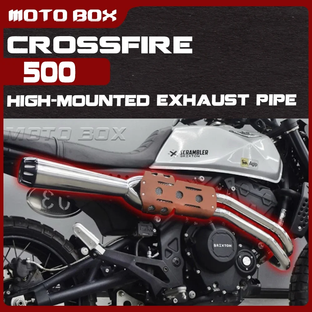 

Выхлопная труба для BRIXTON CROSSFIRE 500, правая, высокого расположения, для аксессуаров боковой крышки батарейного отсека GK500
