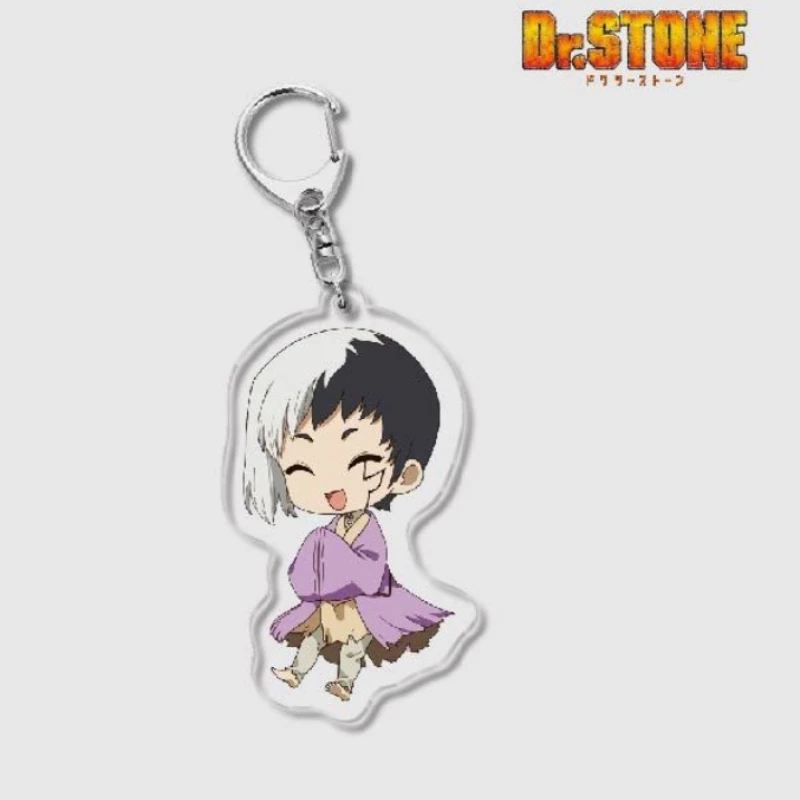 Dr.STONE Ishigami Senkuu Gen Asagiri Secondary Creative Acrylic Keychain Animation Peripheral Cartoon Decoration Pendant Gift - view 6