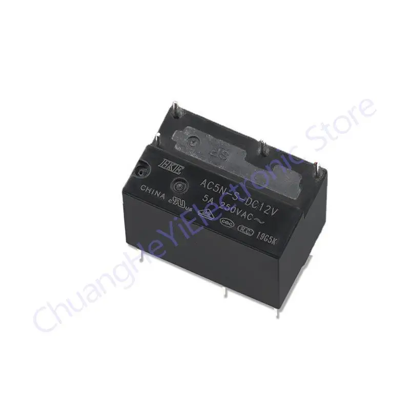 

10pcs/lot New Original relay AC5N-S-DC5V -DC12V -DC24V 5A 250V 4PIN 5V 12V 24V Power Relays Replaceable G5NB-1A-E HF46F-024-HS1