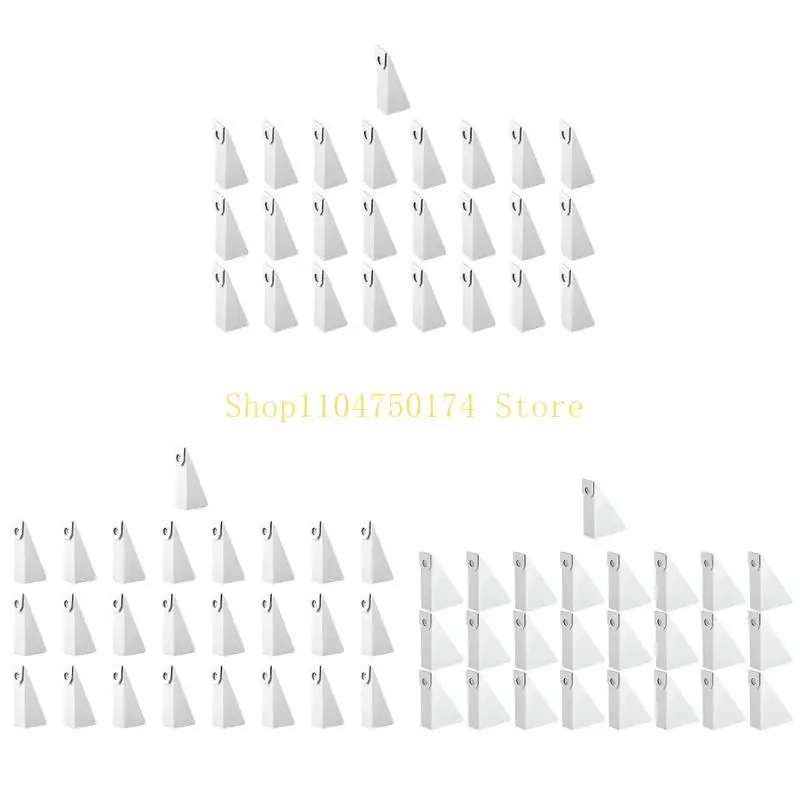 White Aluminum Drain Wedges Upgraded Plan For Stage Installation On Sloped Roofs 25 Pack top sale