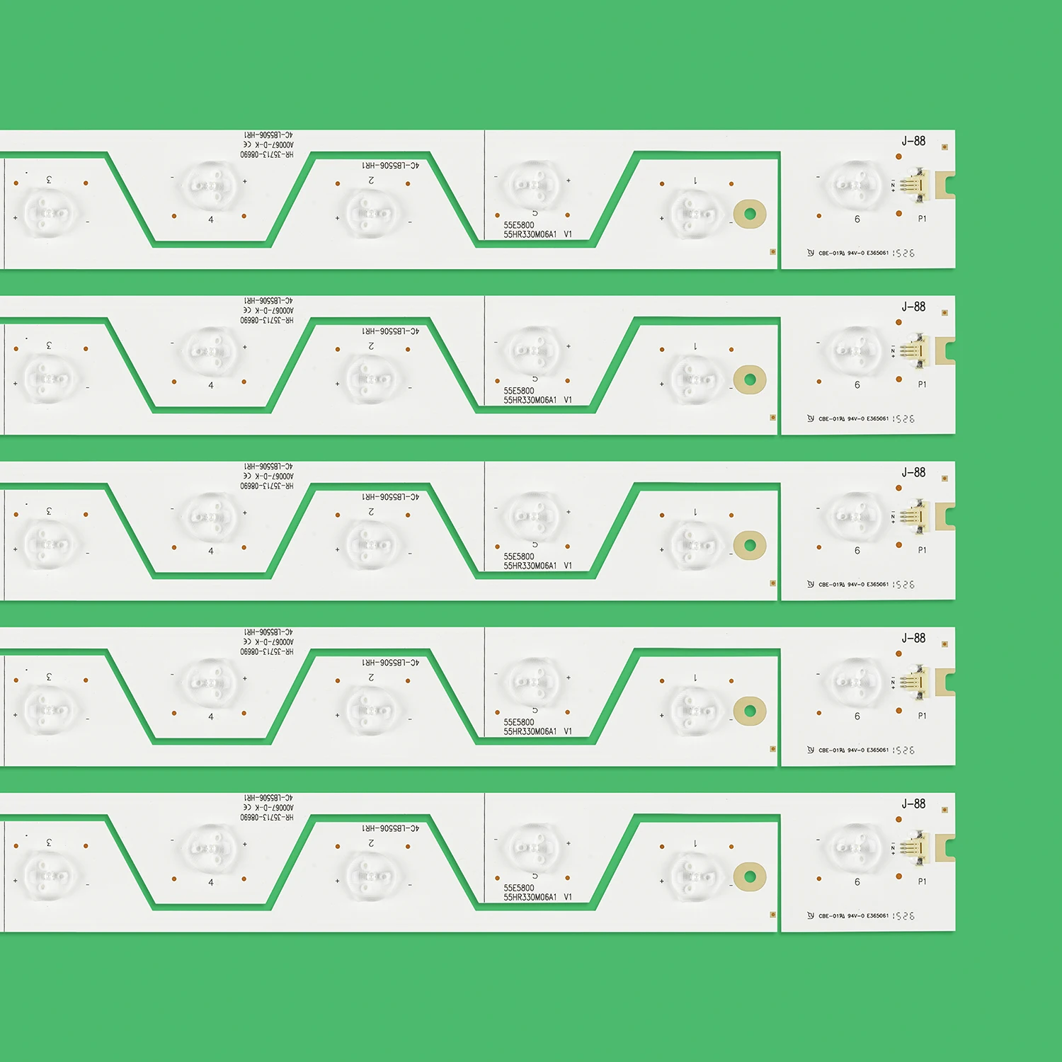 ل TCL D55A561U D55A558U 55U6500C 55U65EBC ضوء بار 4C-LB5506-HR1 55E5800 55HR330M06A1 شاشة LVU550NDEL