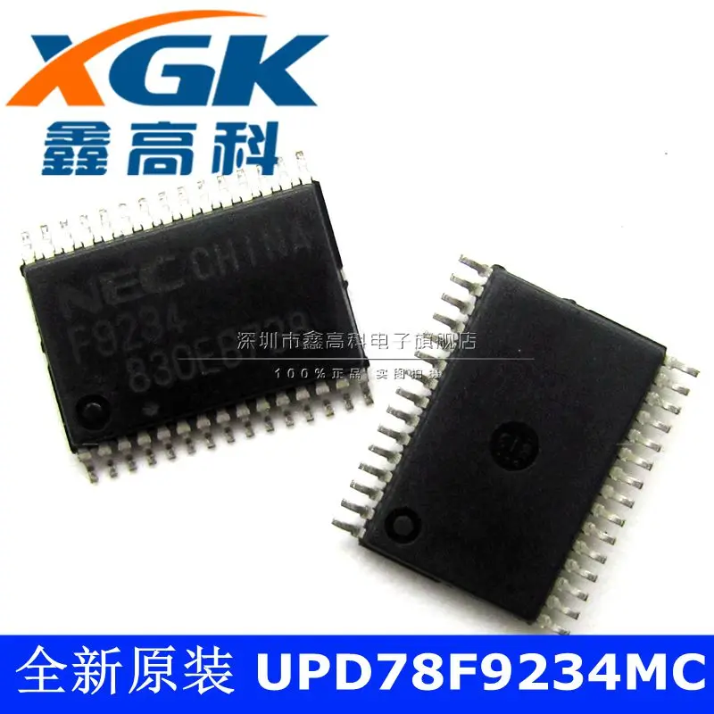 Free shipping   -UPD78F9234MC(T)-5A4 F9234   SSOP30    10PCS