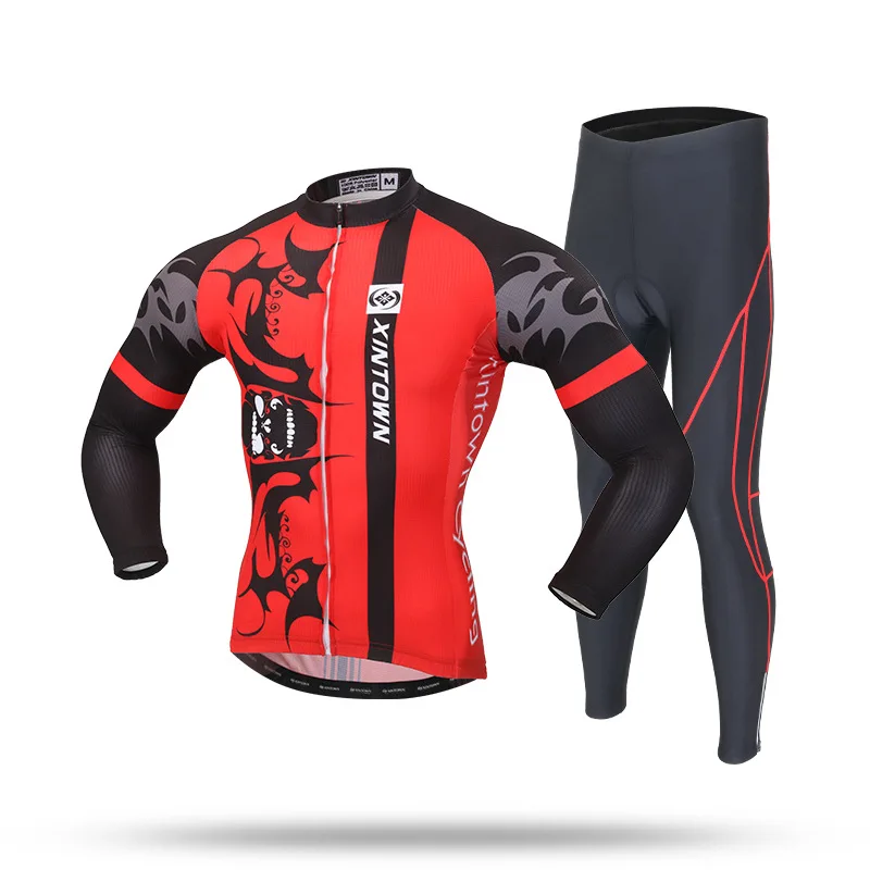 

Велосипедный комбинезон, одежда с длинными рукавами, мужской комплект из трикотажных брюк, мужская одежда, спортивный костюм, летняя униформа, мужская одежда для шоссейного велосипеда
