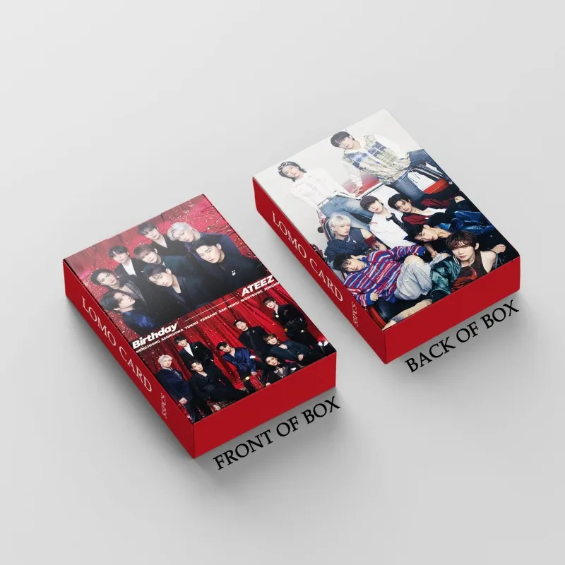 55pcs/set Kpop ATEEZ BIRTHDAY Photo album Lomo Cards