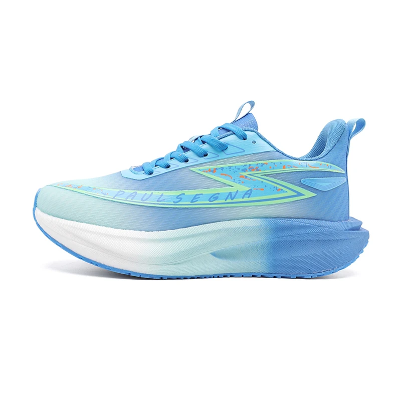 Lightweight Carbon‑Infused Performance Running Sneakers, Quick‑Dry Breathable Woven Mesh Upper, Energy‑Returning Popcorn ETPU Mi